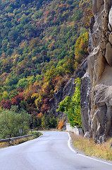 Image showing Road in the Fall