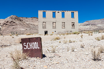 Image showing Rhyolite Ghost Town