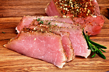 Image showing Sliced Roast Beef