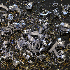 Image showing metallic swarf