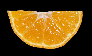 Image showing orange fruit section