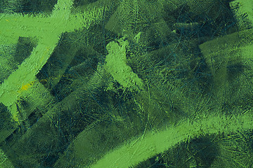 Image showing painted green background