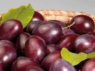 Image showing fresh plums