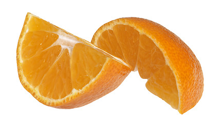 Image showing orange fruit sections