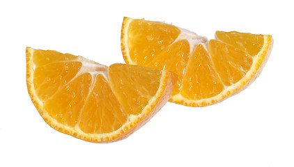 Image showing orange fruit sections