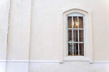 Image showing old plaster wall texture with window