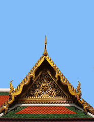 Image showing Temple roof