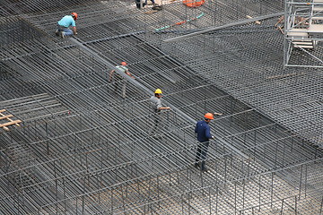 Image showing workers in construction