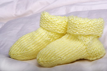 Image showing Baby-Socks - yellow