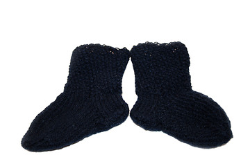 Image showing Blue Baby-Socks