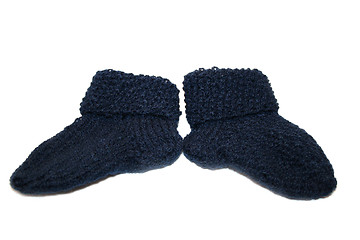 Image showing Blue Baby-Socks