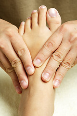 Image showing Foot massage