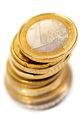 Image showing Euro coins