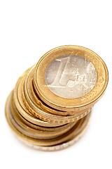 Image showing Euro coins