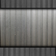 Image showing metal background texture garage grunge iron fence door pattern m