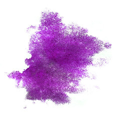 Image showing ink purple watercolor paint splatter splash grunge background bl