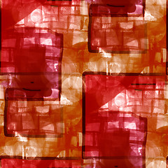 Image showing seamless brown cubism abstract art texture