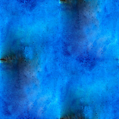 Image showing  seamless blue black background abstract watercolor design ink