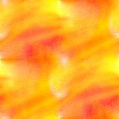 Image showing sunlight yellow watercolor orange macro spot blotch texture isol