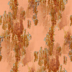 Image showing seamless texture iron rust brown background wallpaper