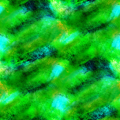 Image showing art green seamless texture, background watercolor