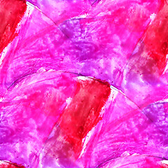 Image showing macro purple, red watercolor seamless texture and paint stains