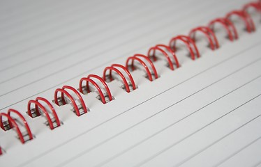 Image showing Spiral notebook