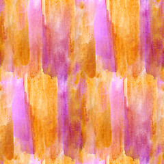 Image showing grunge yellow purple texture, watercolor seamless background, ar
