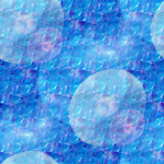 Image showing glare from seamless blue art macro texture watercolors backgroun