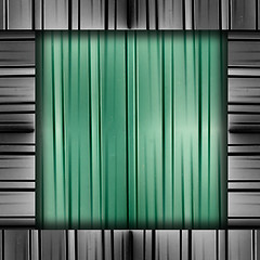 Image showing old green iron line background texture wallpaper