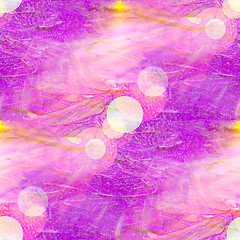 Image showing bokeh wallpaper background watercolor art purple seamless textur