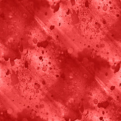 Image showing seamless painting red watercolor with bright