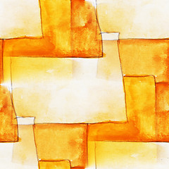 Image showing yellow, brown seamless cubism abstract art Picasso texture water