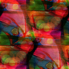 Image showing sunlight texture watercolor red, blue, green, avant-garde seamle
