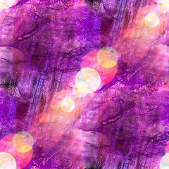 Image showing bokeh background purple watercolor seamless texture abstract bru