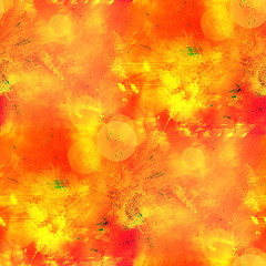 Image showing sunlight seamless abstract art orange texture watercolor, wallpa