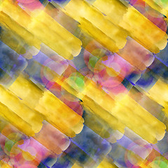 Image showing sunlight blue, yellow grunge texture, and watercolor seamless ba