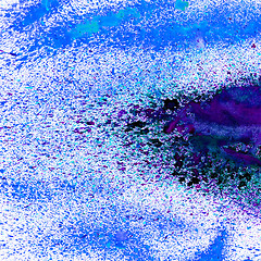 Image showing blue blob texture watercolor