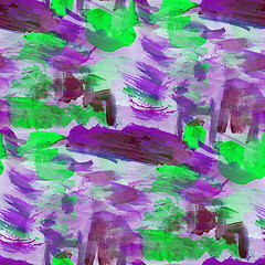Image showing watercolor background purple, green seamless