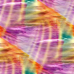 Image showing tones abstract purple orange seamless painted watercolor backgro