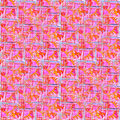 Image showing wallpaper pink seamless cubism abstract art Picasso texture wate