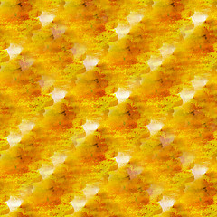 Image showing wallpaper paint watercolor red yellow seamless texture with spot