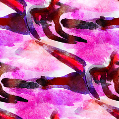 Image showing purple, red seamless wallpaper watercolor abstract avant-garde a