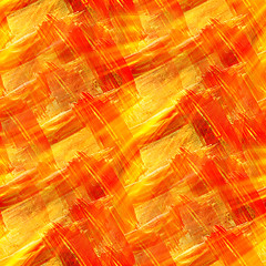 Image showing sunlight abstract seamless red yellow orange hand painted waterc