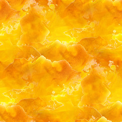 Image showing glare from yellow macro watercolor seamless texture and paint st