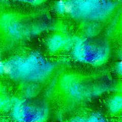 Image showing seamless abstract green art texture watercolor wallpaper backgro