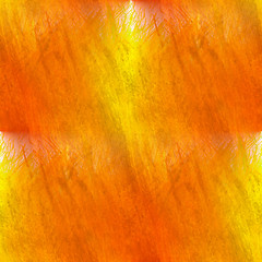 Image showing artist background hand orange red watercolour brush texture