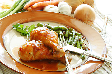 Image showing Baked chicken