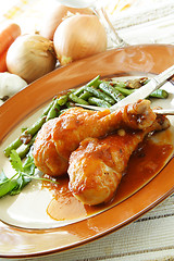 Image showing Baked chicken