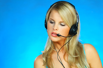 Image showing Call Centre Agent